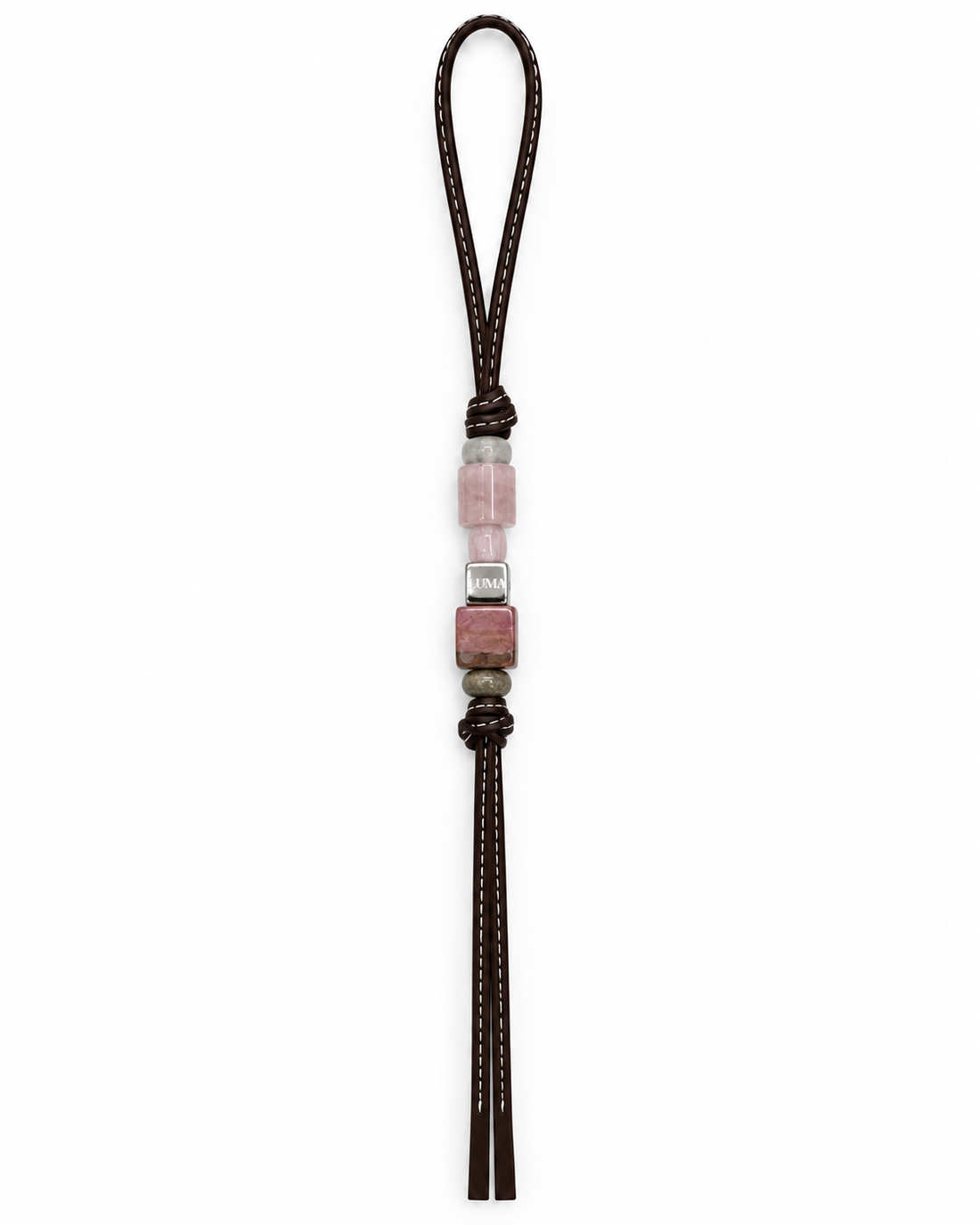 Petal leather bag charm by LUMA