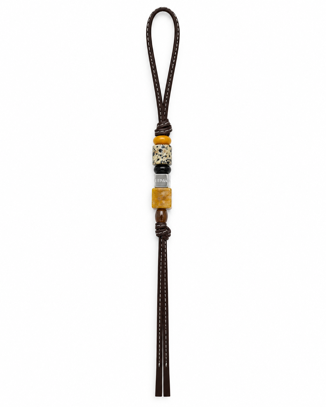 Savannah leather bag charm by LUMA