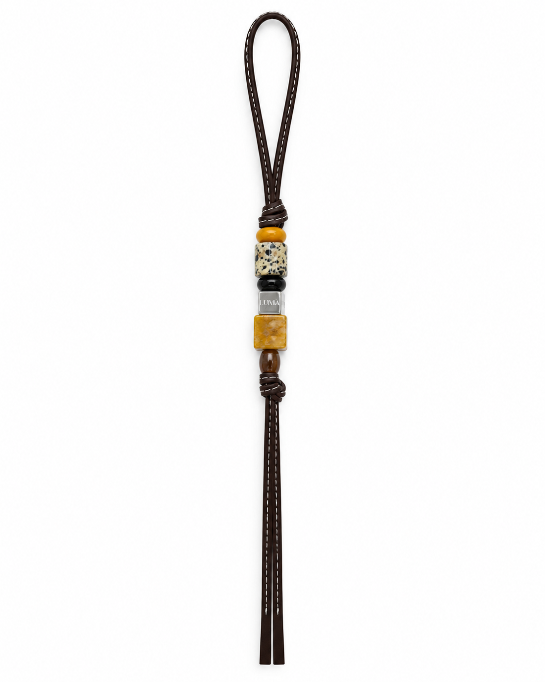 Savannah leather bag charm by LUMA