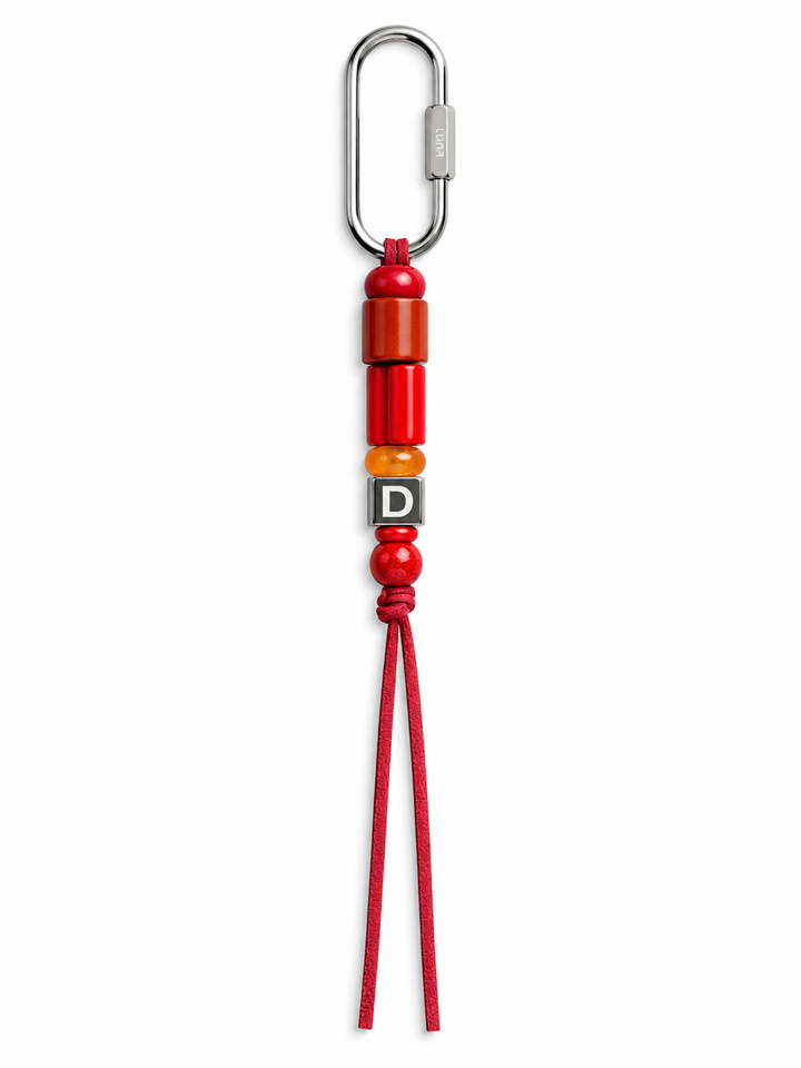 Poppy suede bag charm by LUMA